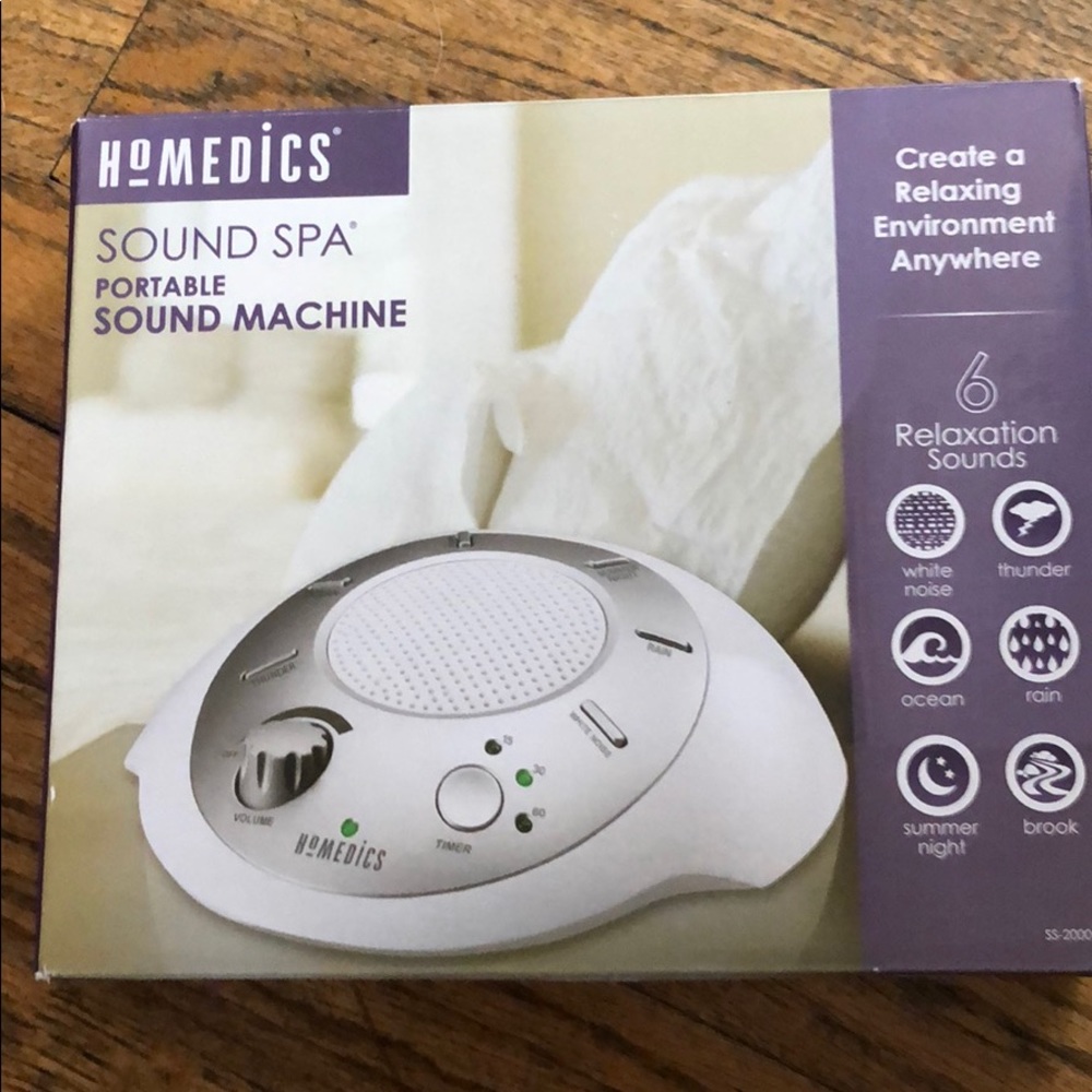 COPY - Brand new sound spa portable sound machine